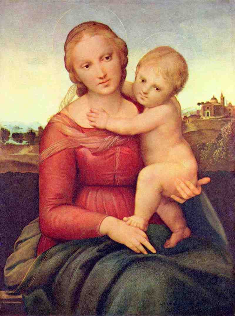 The Small Cowper Madonna, Raphael
