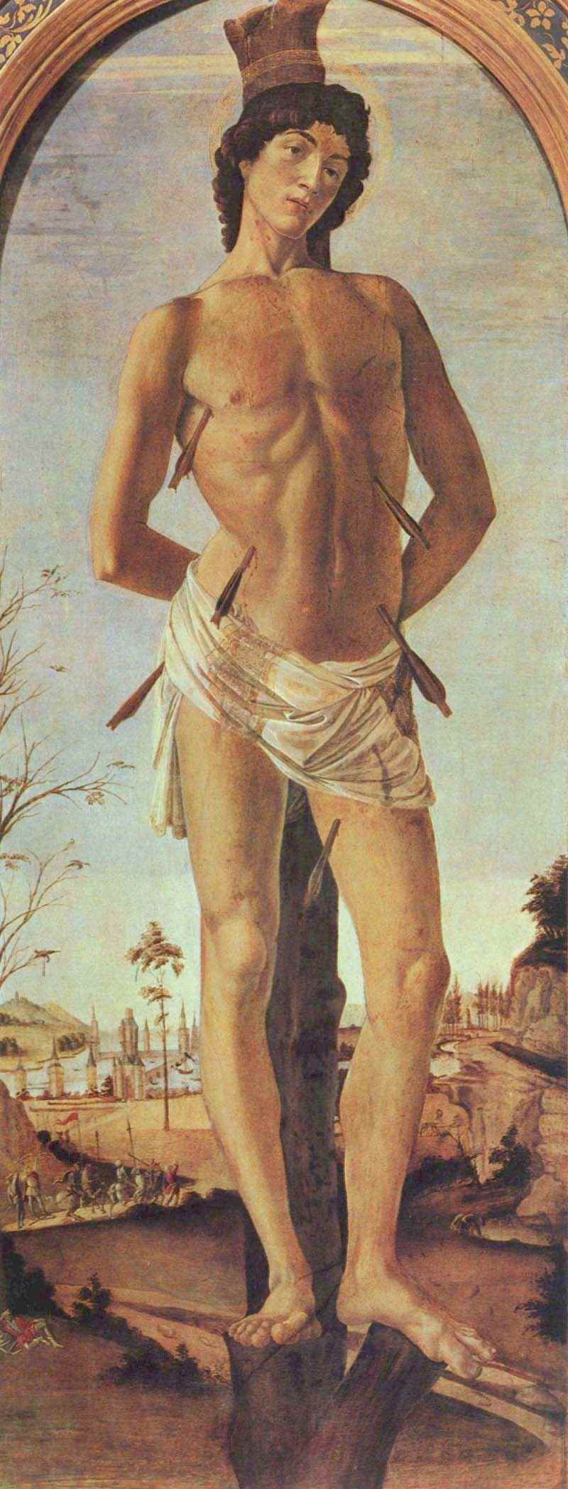 St. Sebastian. Sandro Botticelli