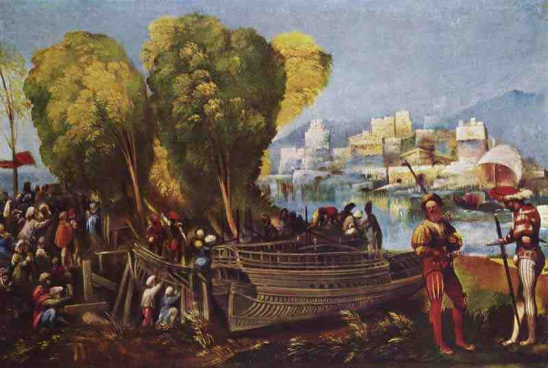 The departure of the Argonauts. Dosso Dossi