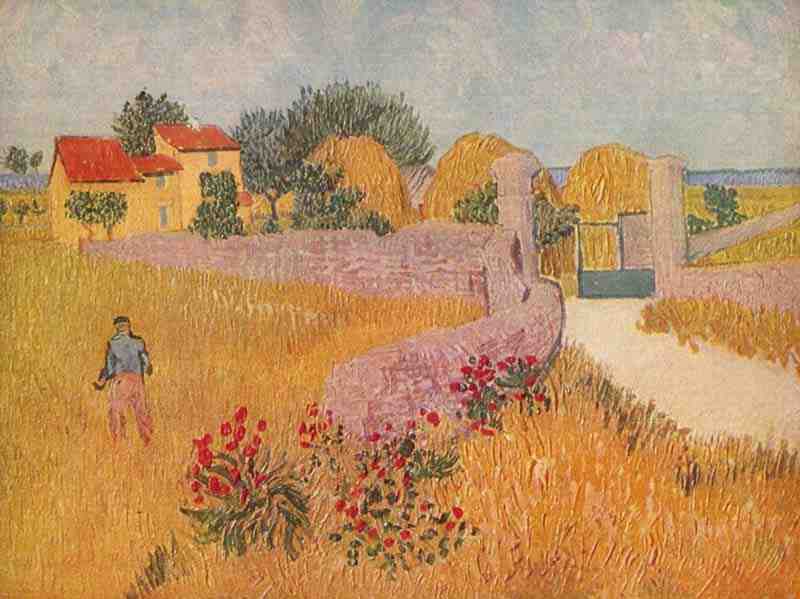 Gate to the farm. Vincent van Gogh