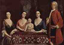 Family portrait of Isaac Royall, Robert Feke