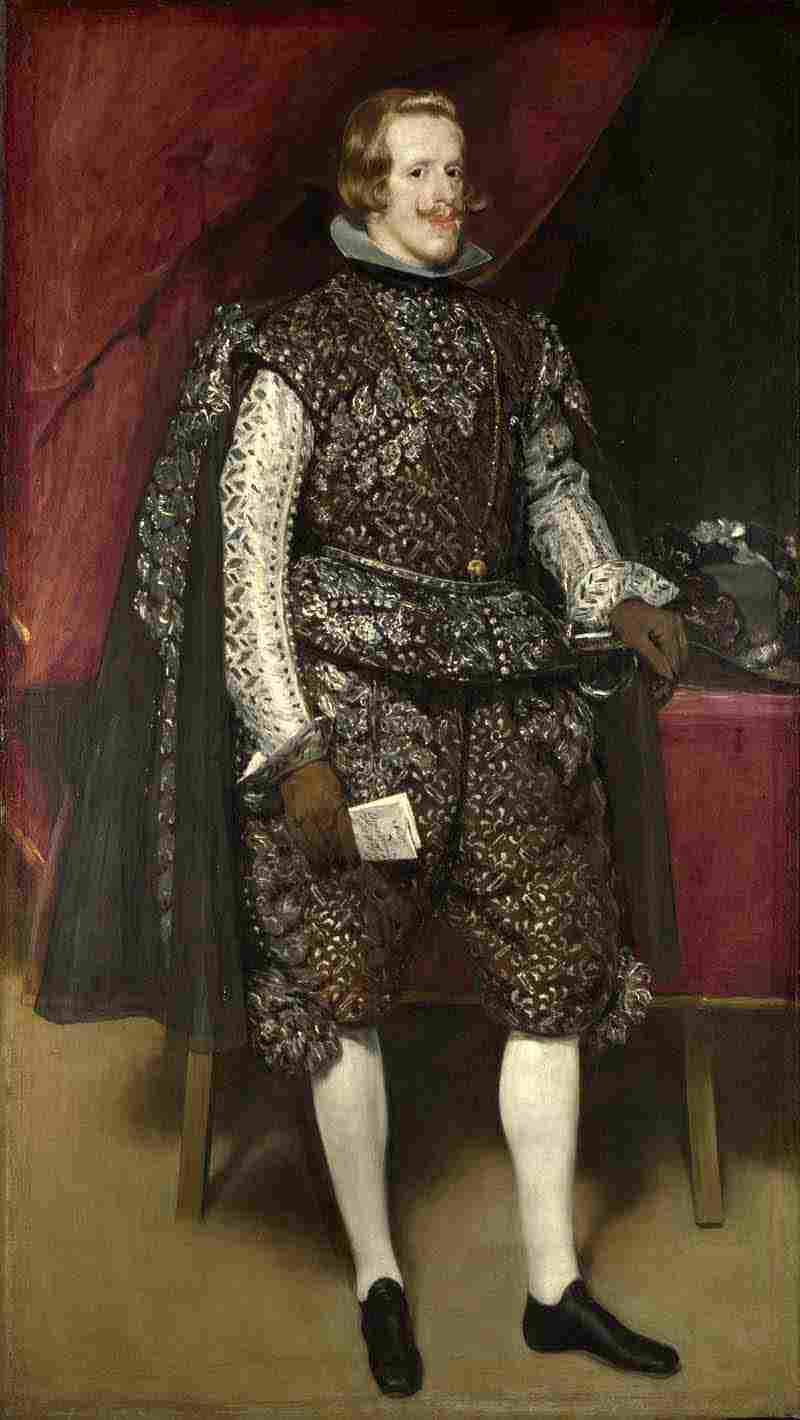 Philip IV of Spain in Brown and Silver. Diego Velazquez