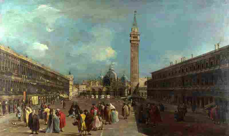 Venice - Piazza San Marco . Francesco Guardi