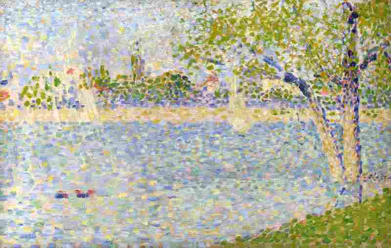 The Seine seen from La Grande Jatte. Georges Seurat