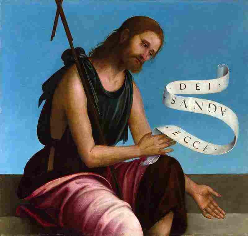 Saint John the Baptist. Lorenzo Costa