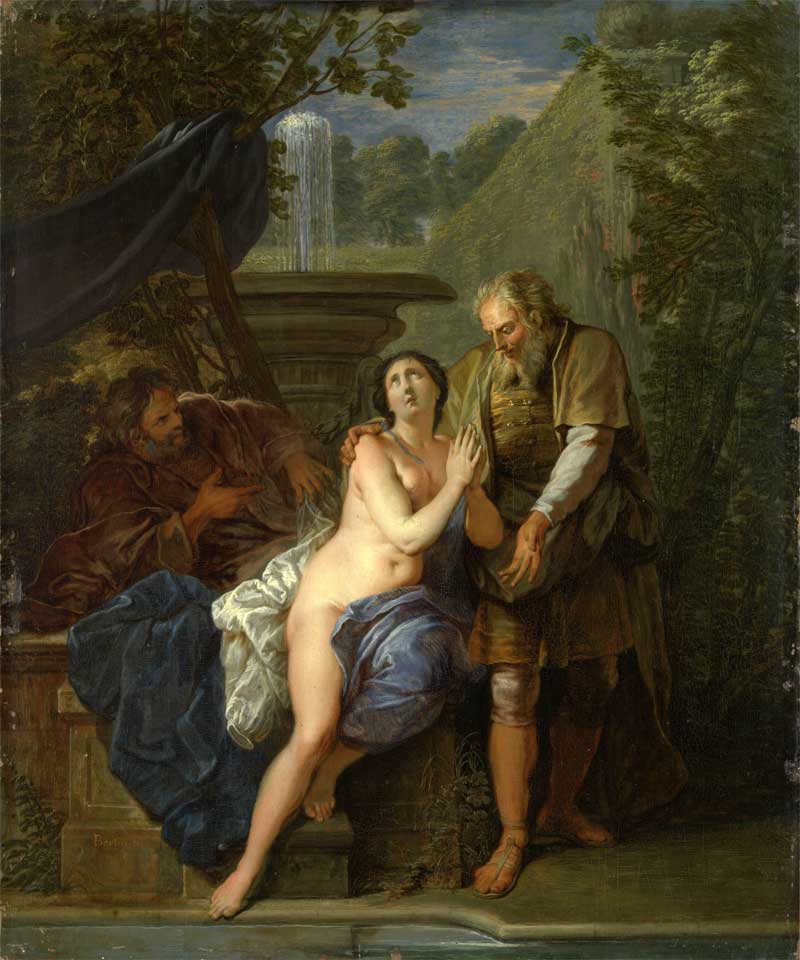 Susanna and the Elders. Nicolas Bertin 