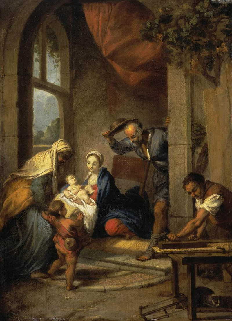 Holy Family, Nicolas Vleughels