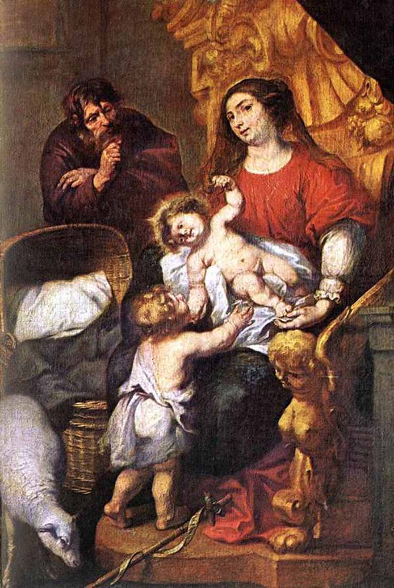 Holy Family. Pedro de Moya