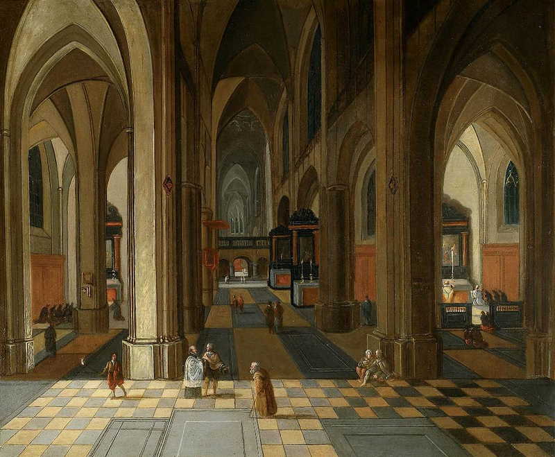 Interior of a Church. Peeter Neeffs the Elder