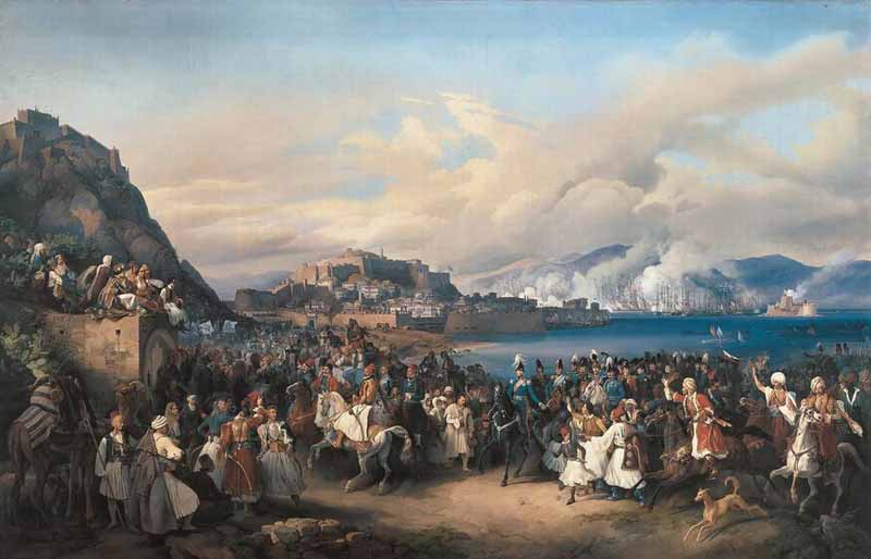 The Entry of King Othon of Greece into Nauplia. Peter von Hess