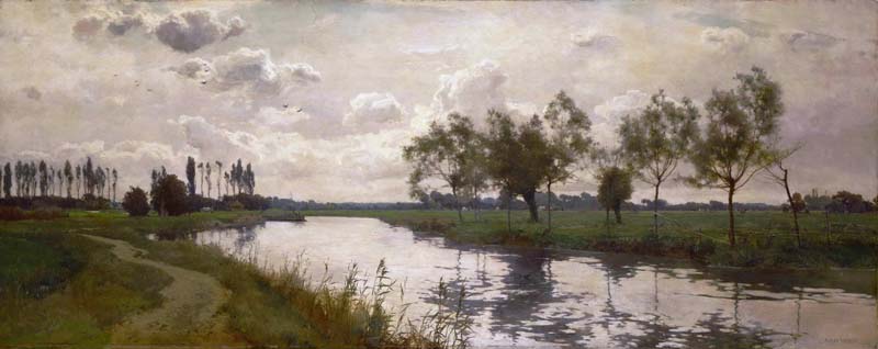 River and Towpath, Alfred Parsons