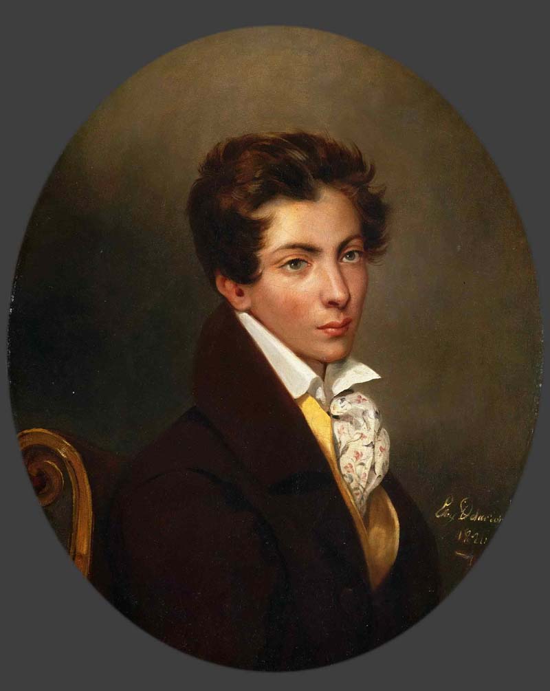 Portrait of Eugene Berny d'Ouville. Ferdinand-Victor-Eugene Delacroix
