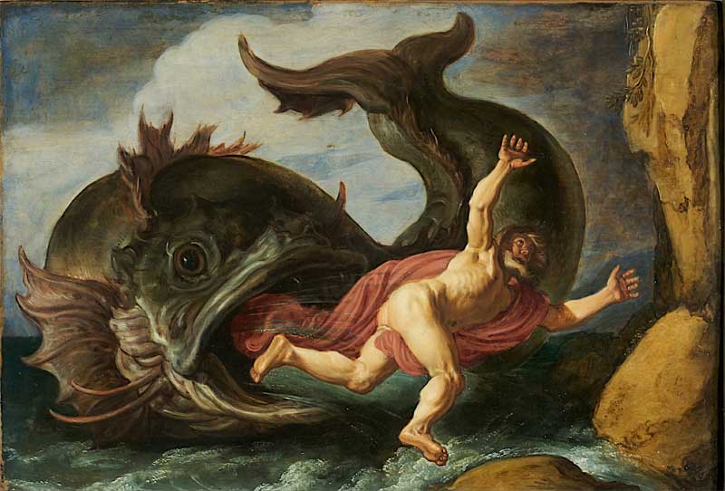 Jonah and the Whale. Pieter Pietersz. Lastman
