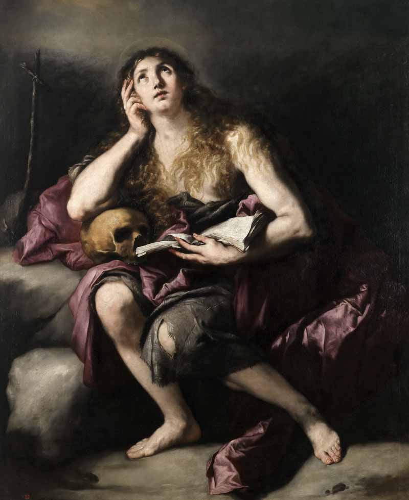 The Penitent Magdalene. Luca Giordano