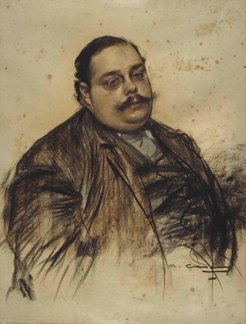 Portrait of Albert Roquer, Ramon Casas