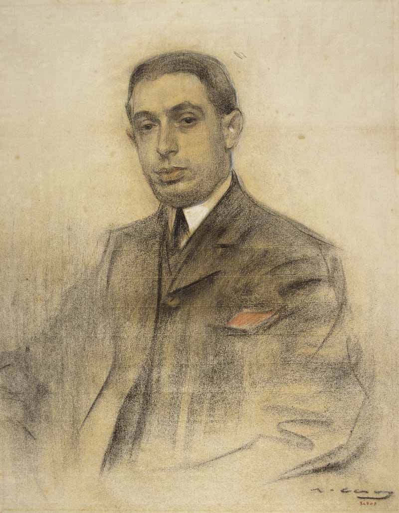 Portrait of Anselmo Fernandez, Ramon Casas