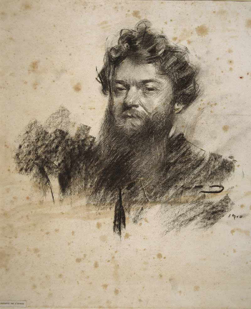 Portrait of Charles Cottet, Ramon Casas
