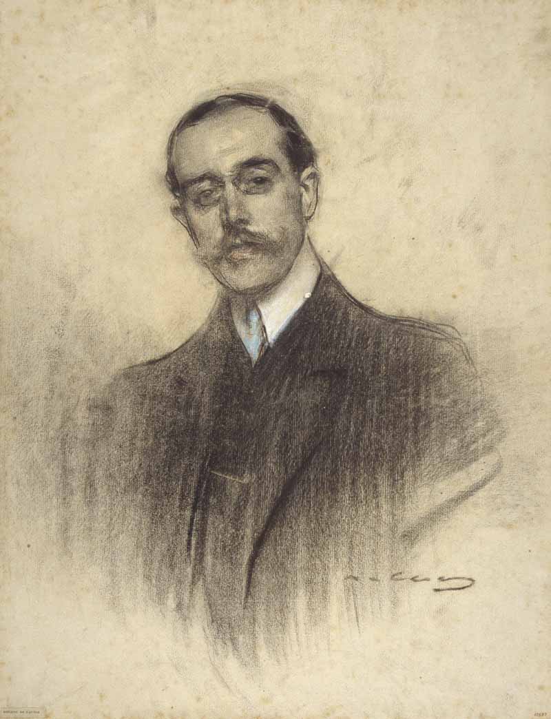 Portrait of Eduard Calvet, Ramon Casas