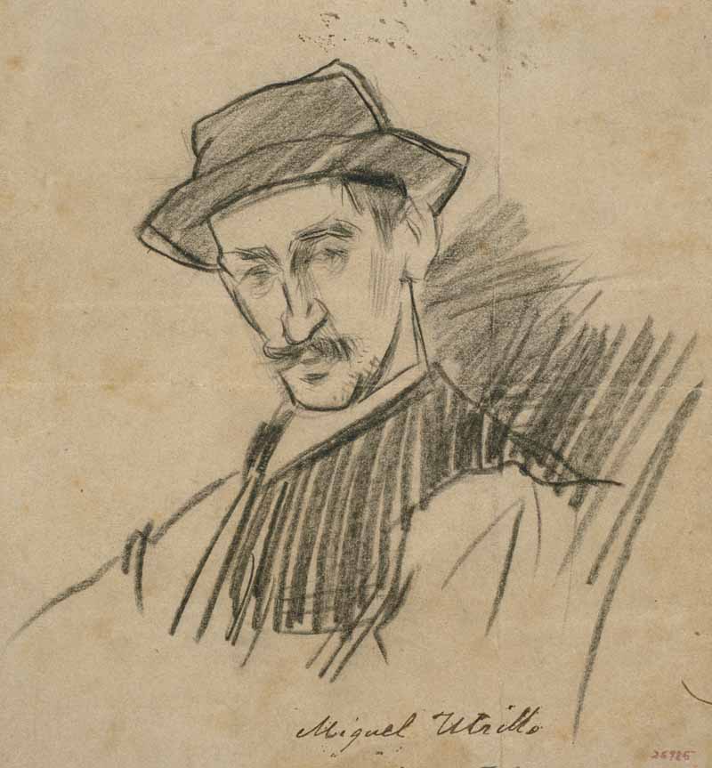 Portrait of Miquel Utrillo, Ramon Casas