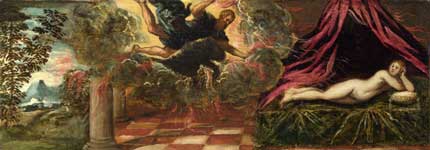 Jupiter and Semele, Tintoretto