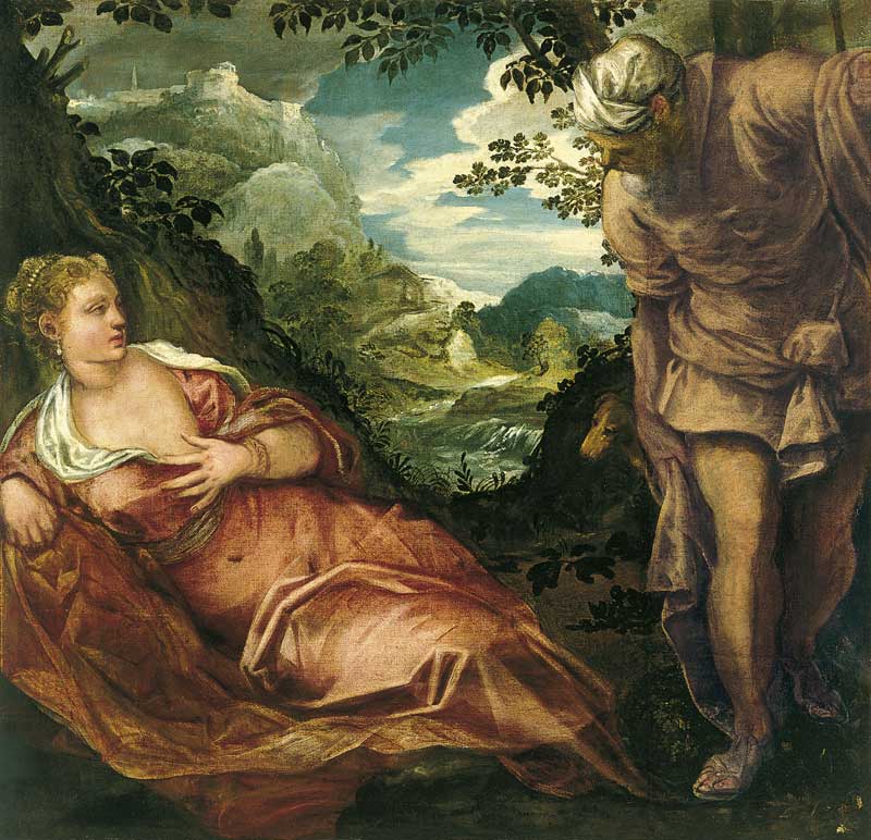 The Meeting of Tamar and Juda, Tintoretto
