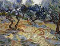 Olive Trees , Vincent van Gogh