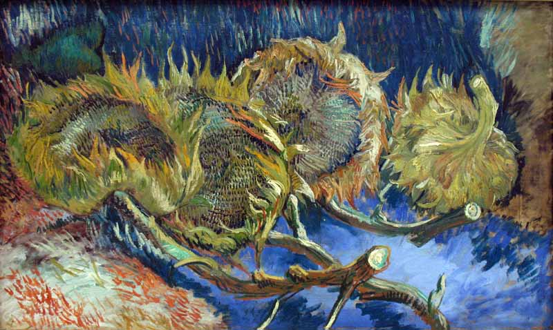 Still life with four sunflowers, Vincent van Gogh