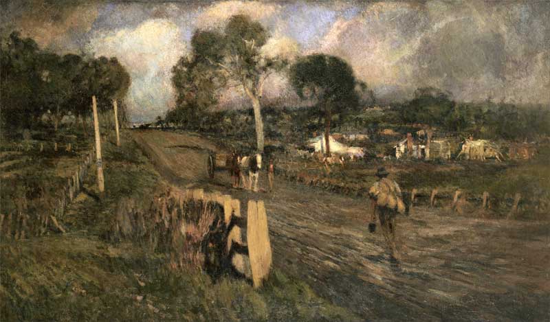 Nearing the township, Walter Withers