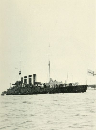 SYDNEY IN COLOMBO HARBOUR AFTER THE COCOS ISLAND ENGAGEMENT