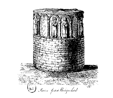 Leaden Font at Bourg-Achard