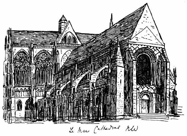 Le Mans Cathedral, N.W.