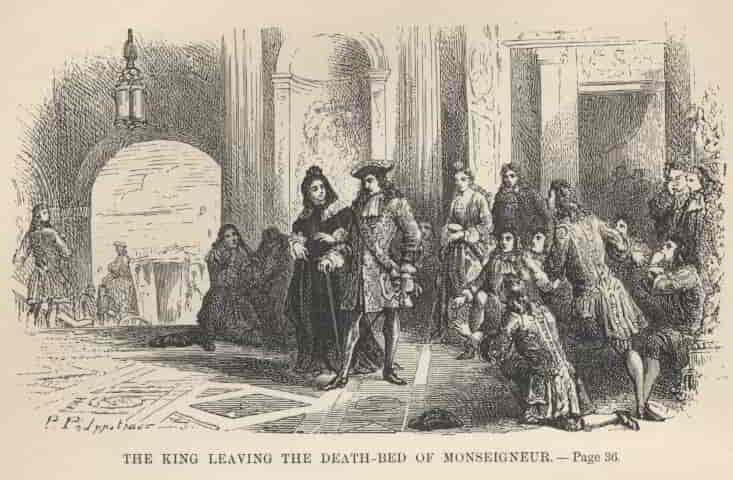 The King Leaving the Death-bed of Monseigneur——36 