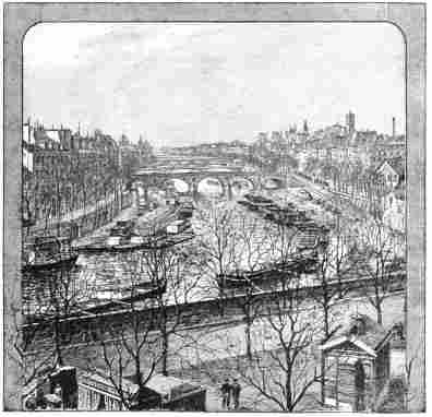 THE RIGHT ARM OF THE SEINE FROM BOULEVARD HENRI IV.