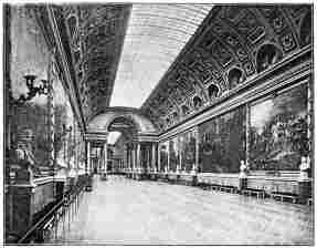 THE GALLERY OF BATTLES, VERSAILLES. (From a Photograph by X., Paris.)