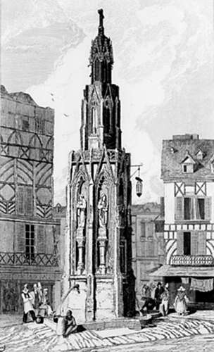 Fountain of the Stone Cross at Rouen.