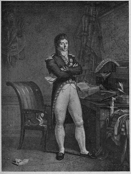 ALEXANDRE BERTHIER, PRINCE OF WAGRAM FROM AN ENGRAVING AFTER THE PAINTING BY PAJOU FILS