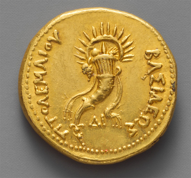  Gold Octadrachm of Ptolemy IV Philopator
