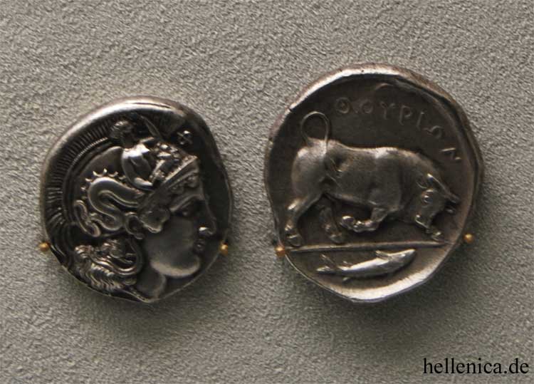 Θούριοι, Αρχαία Ελληνικά Νομίσματα