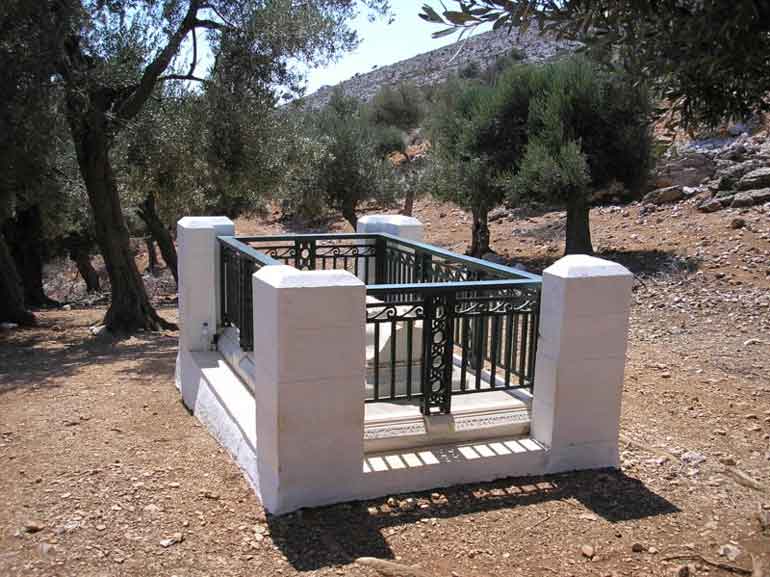 Grave of Rupert Chawner Brooke, Skyros