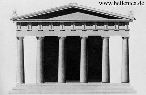 Rhamnous Nemesis Temple, Reconstruction