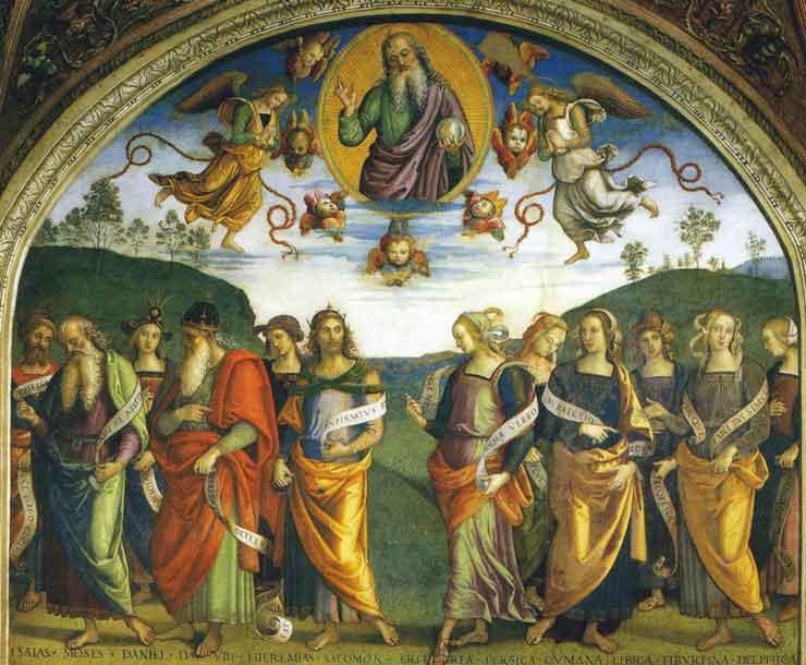 Prophets and Sibyls by Perugino