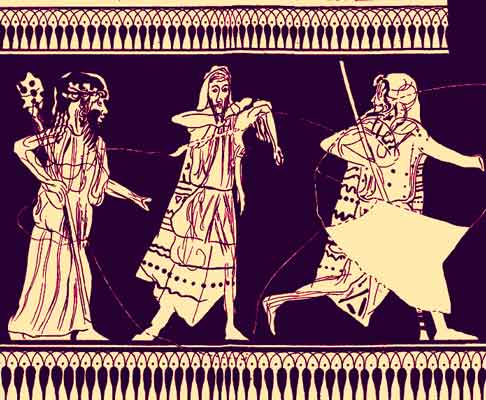 zagreus ancient greece mythology greek titans hydria pieces cut into