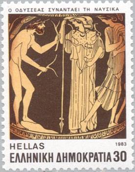 Odysseus and Nausicaa