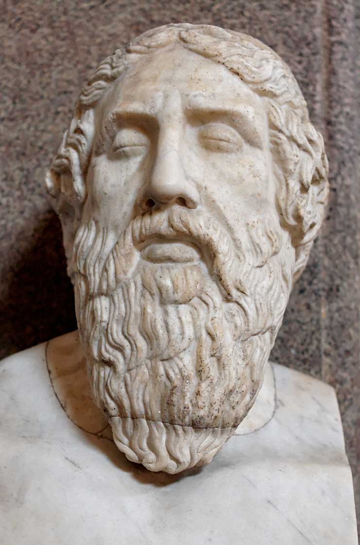 Homer, Epimedes, Pio Clementino, Inv 315