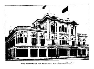 New premises of Francis, Harrison, Hathaway & Co., Government Place, East 