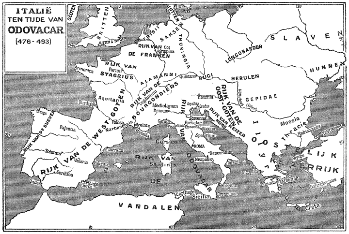 Italië ten tijde van Odovacar (476–493)