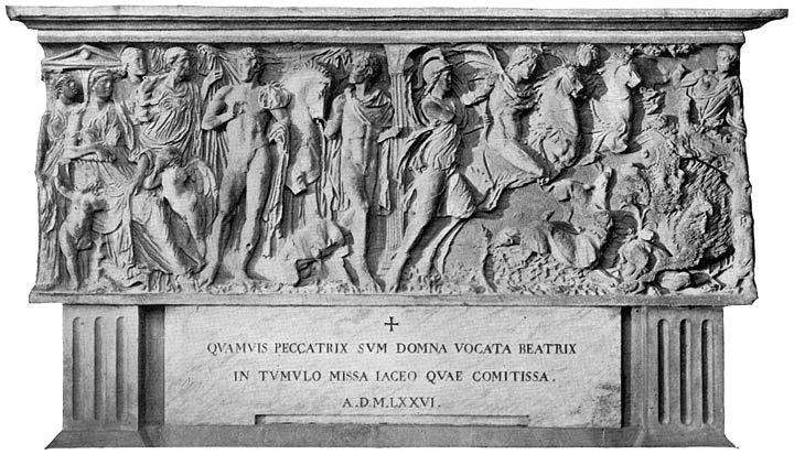 31. Tombe van Beatrice, Moeder van Gravin Matilda, Pisa.