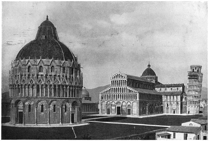 40. Baptisterium, Kathedraal en Klokketoren, Pisa.