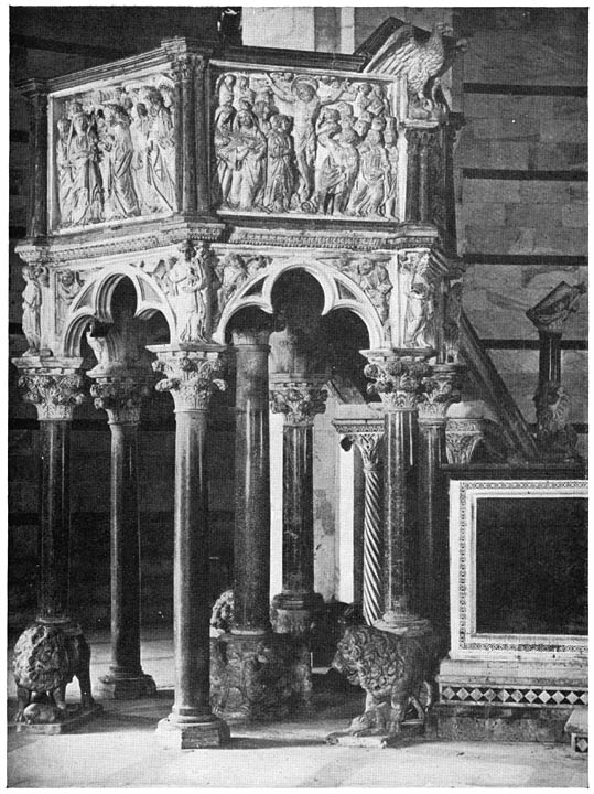 61. Kansel van het Baptisterium, Pisa.