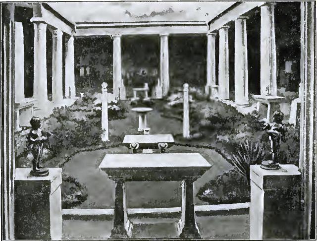 FIGURE 48. THE PERISTYLE FROM HOUSE IN POMPEII